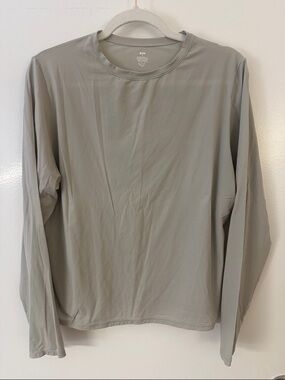 SKIMS Fits Everybody Long Sleeve Shirt - Gray